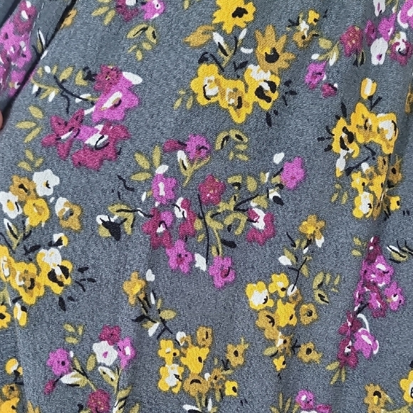 RR Women Flowy Fairy Maxi Skirt Size 22W XL Floral Asymmetrical Y2K Tiered - Picture 9 of 13